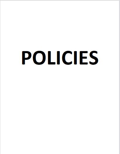 Policies developed by the CQA