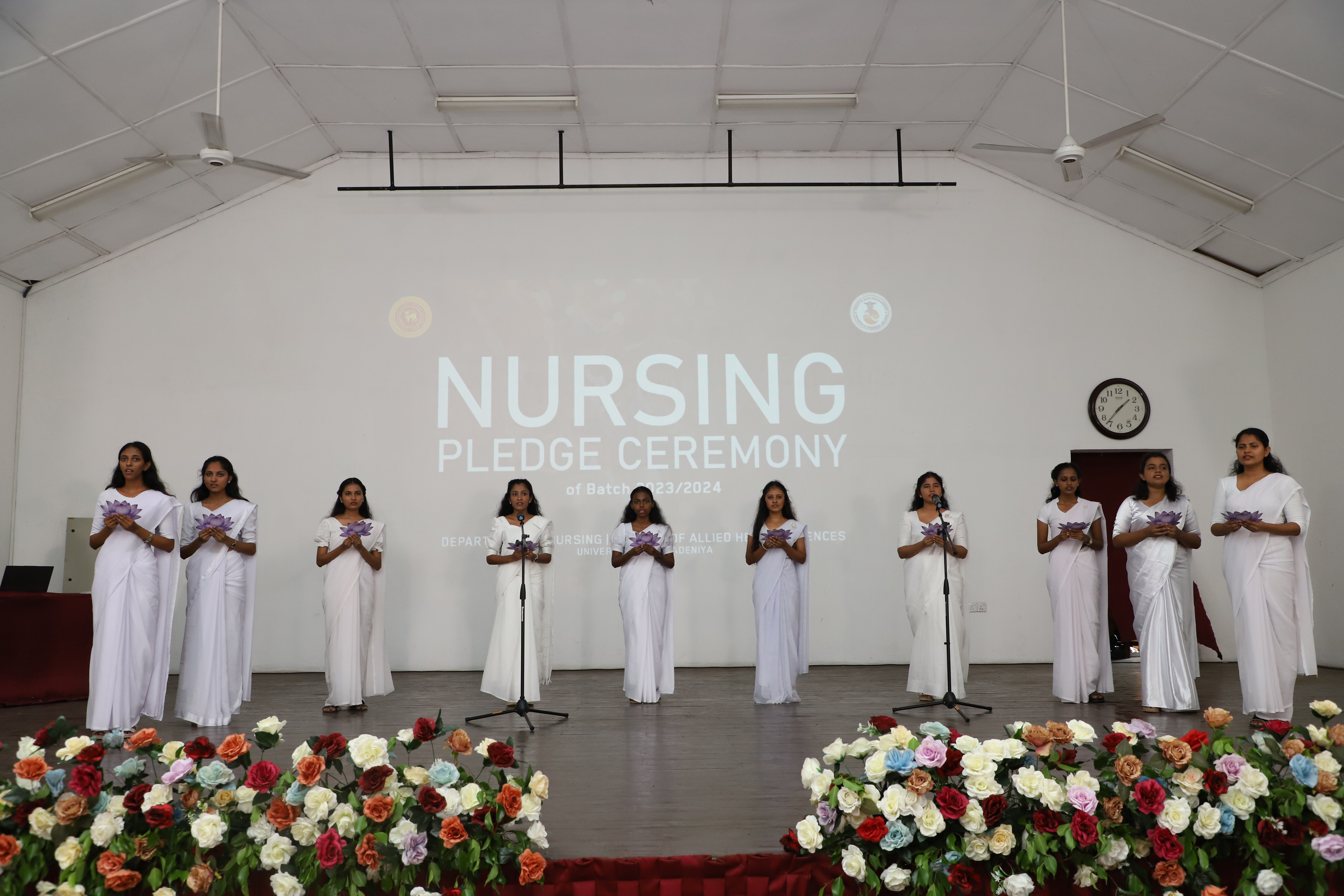 Nursing Pledge Ceremony of batch 2023/2024 &ndash; Department of Nursing, Faculty of Allied Health Sciences